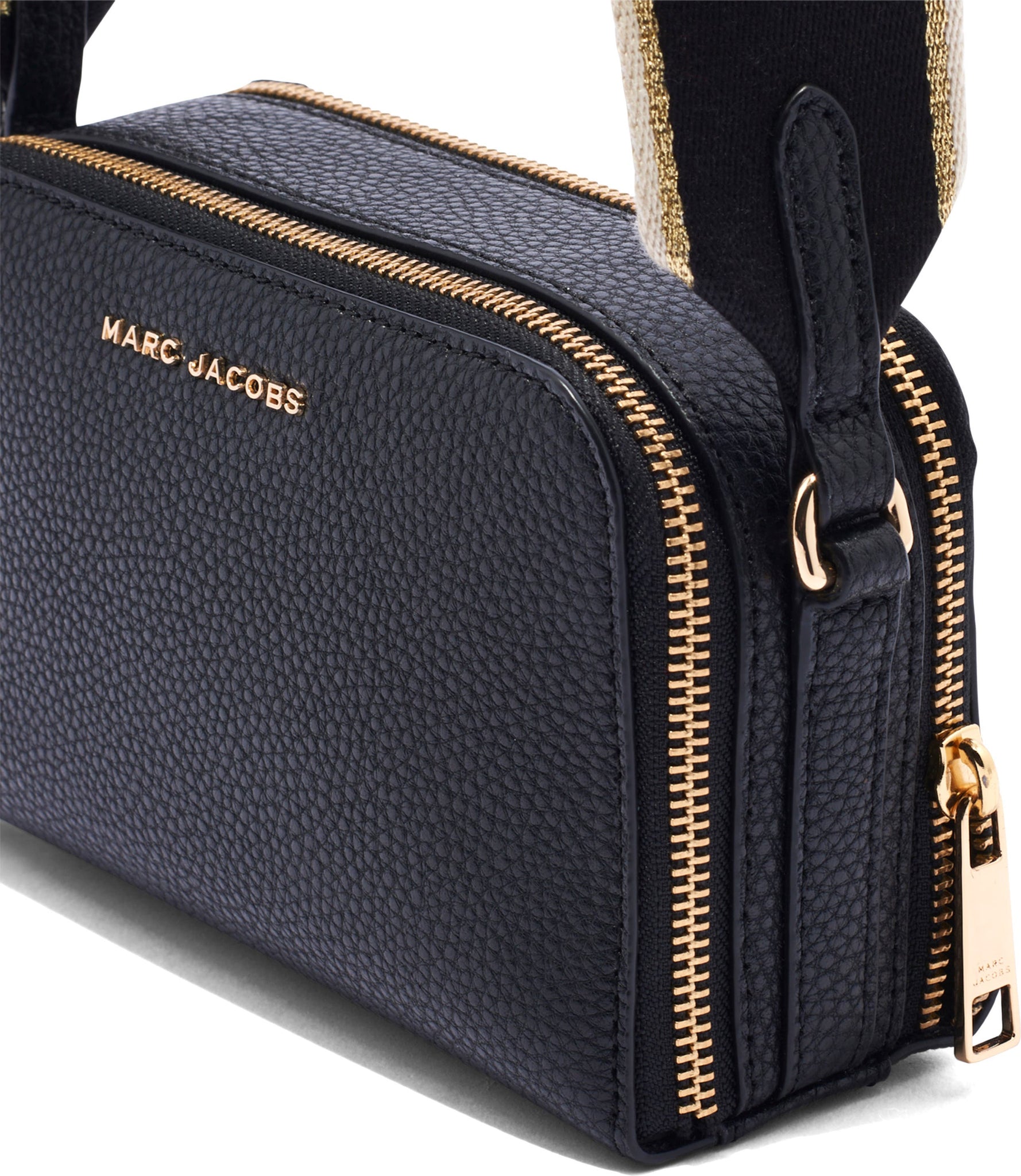 MARC JACOBS Leather Crossbody Bag, Alternate, color, BLACK