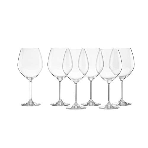 Lenox Tuscany Classics Red Wine Glasses, 24 Ounces, Set of 6,Clear