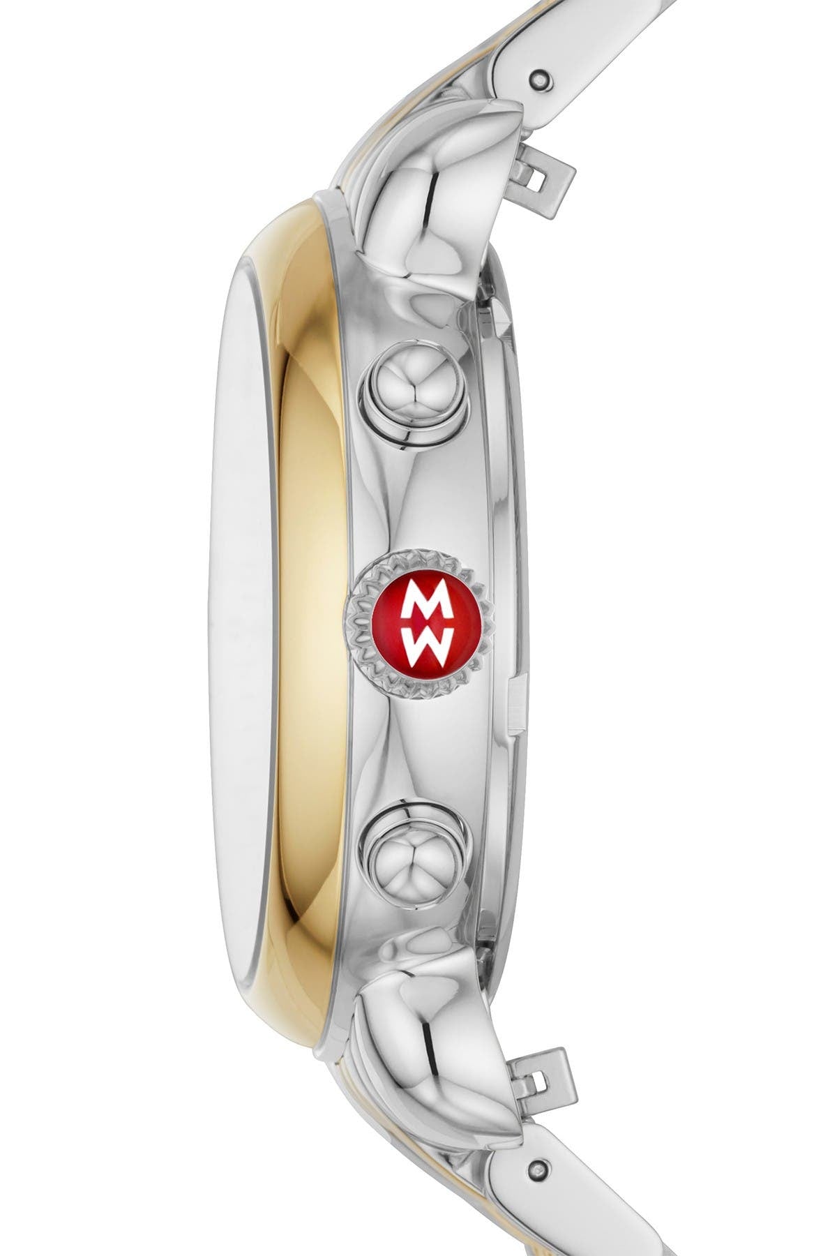 MICHELE Women's CSX Diamond Embellished Bracelet Watch, 38mm - 0.03 ctw, Alternate, color, WHITE