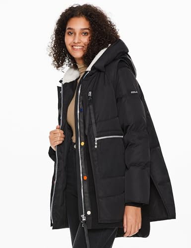 Orolay Women's Hooded Down Jacket Thickened Winter Puffer Jacket Long-sleeve Warm Coat with Detachable Vest