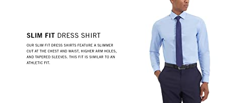 Kenneth Cole Men's Dress Shirt Slim Fit Solid