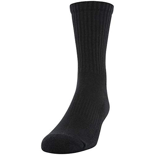 Gildan Men's Active Cotton Crew Socks, 10-pairs