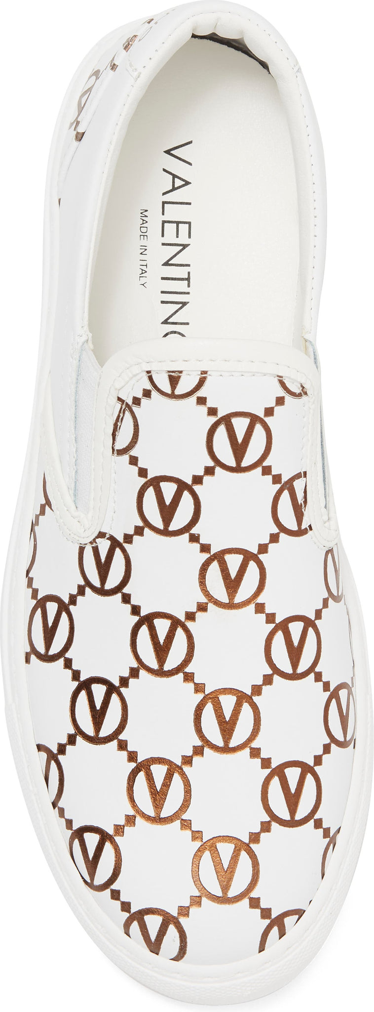 VALENTINO BY MARIO VALENTINO Regina Leather Platform Slip-On Sneaker, Alternate, color, WHITE