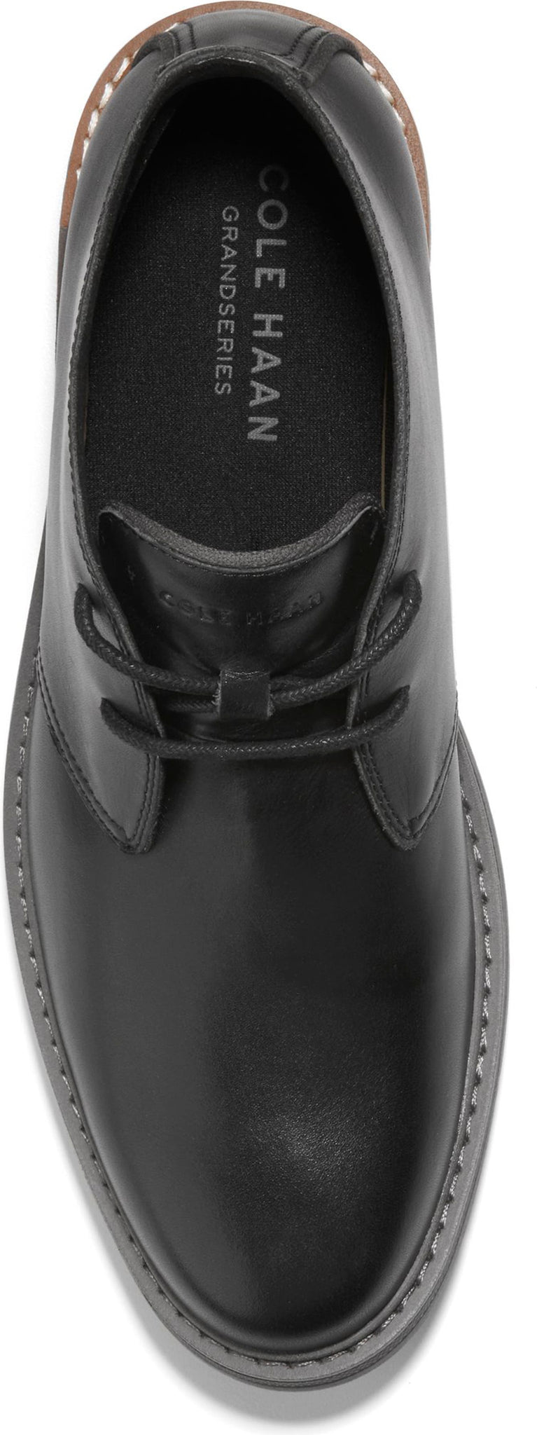 COLE HAAN Go-To Lace Chukka Boot, Alternate, color, BLACK/ CH DARK PAVEMENT