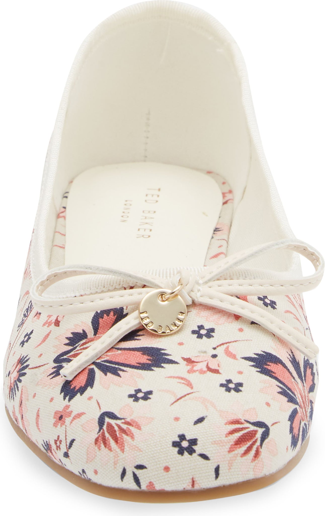 TED BAKER LONDON Bayna Floral Ballet Flat, Alternate, color, NATURAL