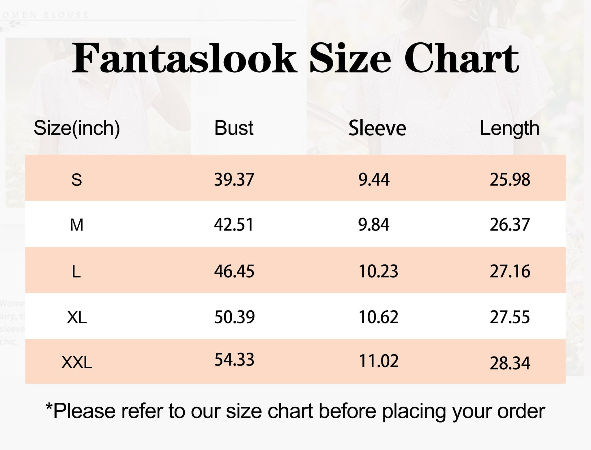 Fantaslook Blouses for Women Floral Print V Neck Ruffle Short Sleeve Shirts Casual Summer Tops - image 6 of 6