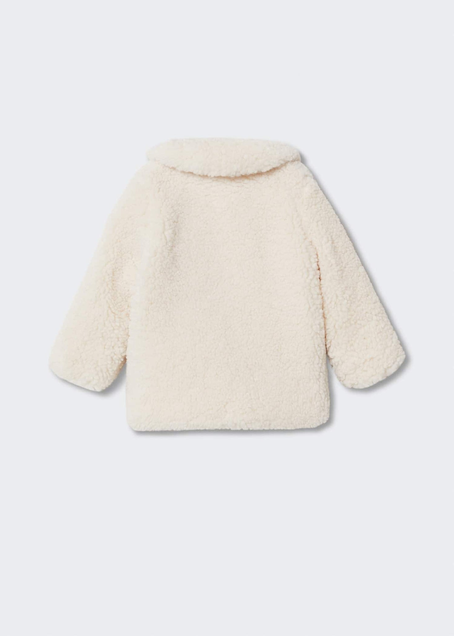 Faux shearling coat - Reverse of the article
