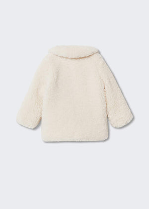 Faux shearling coat - Reverse of the article