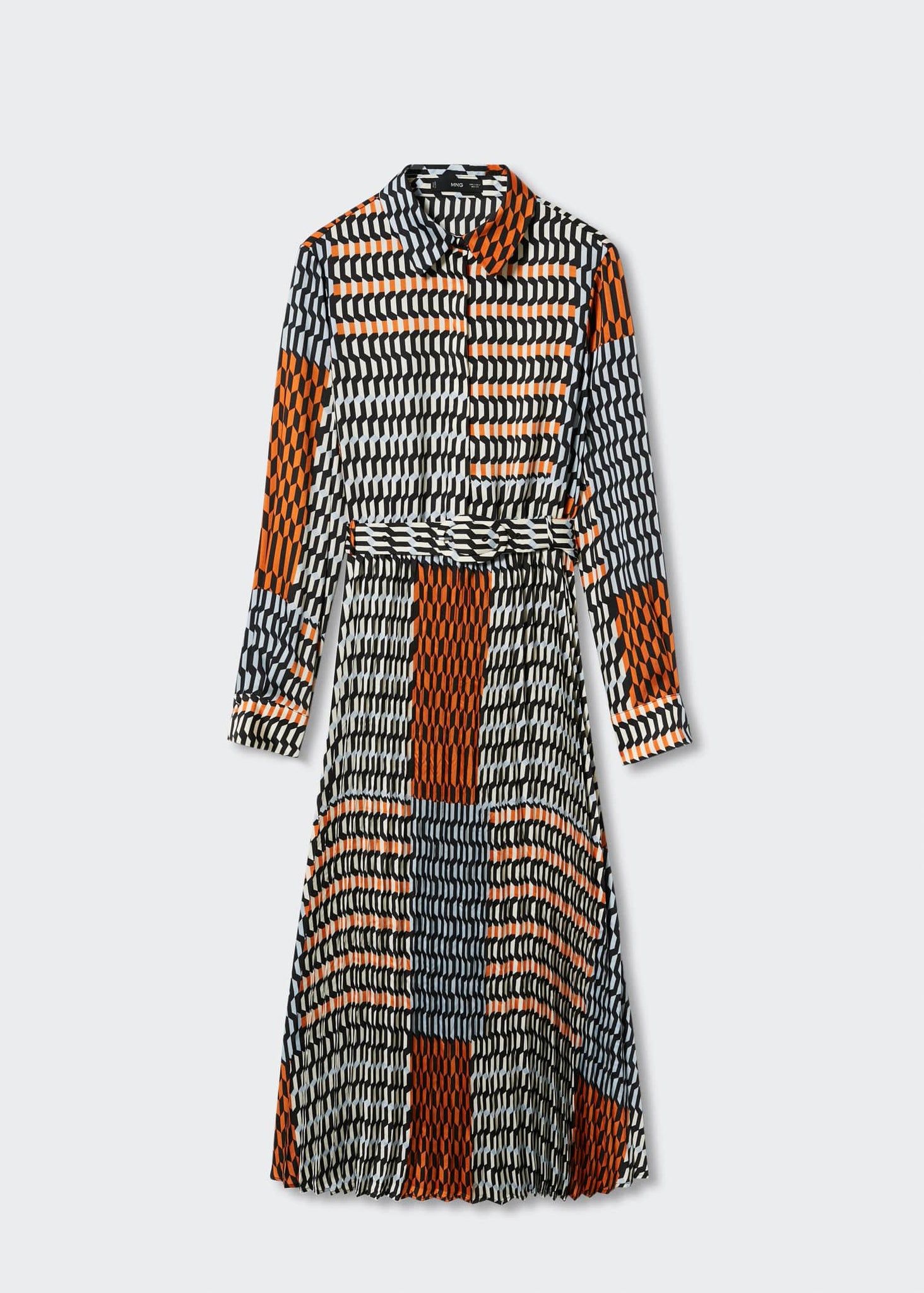 Geometric print midi dress - Article without model