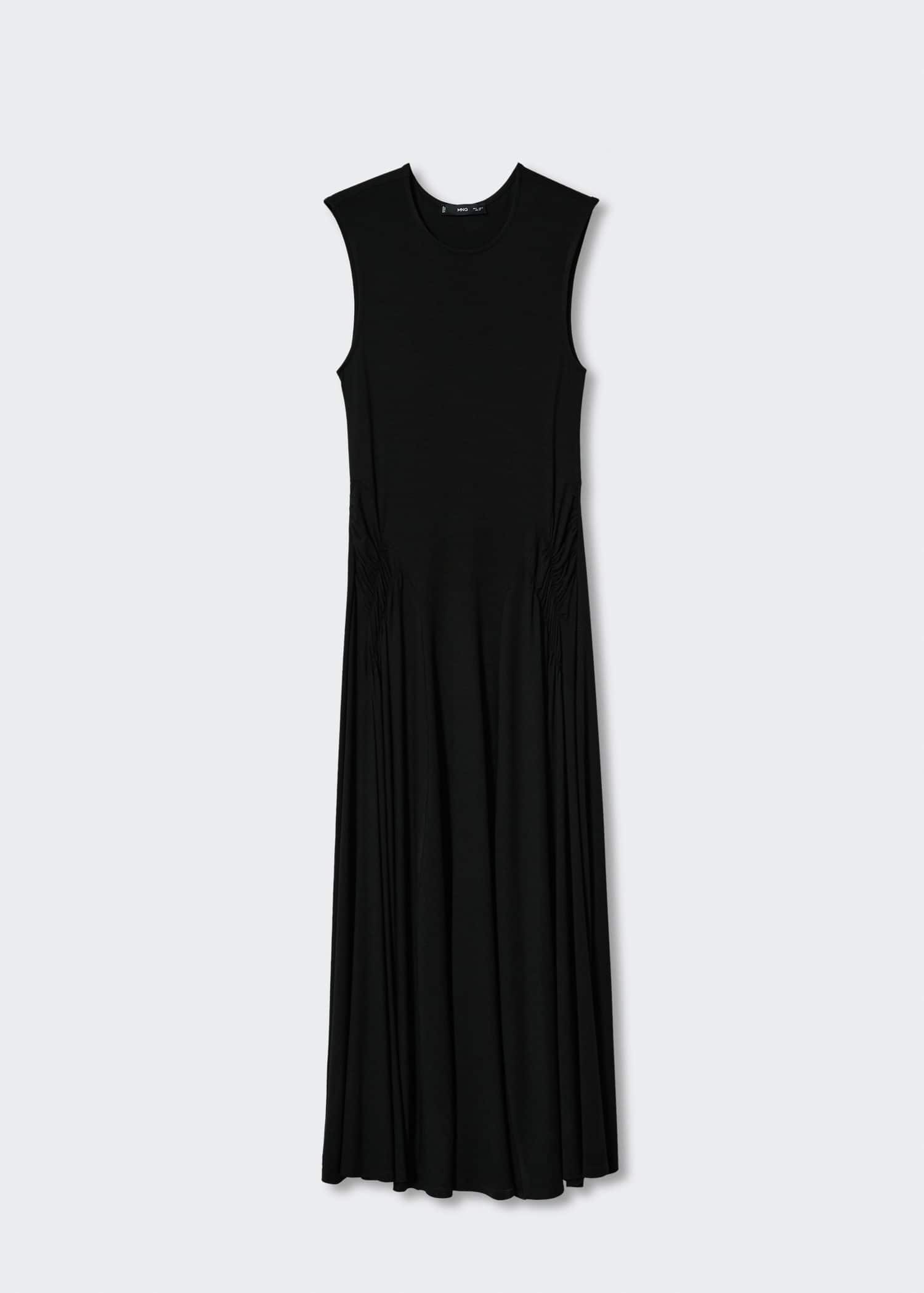 Draped knitted dress - Article without model