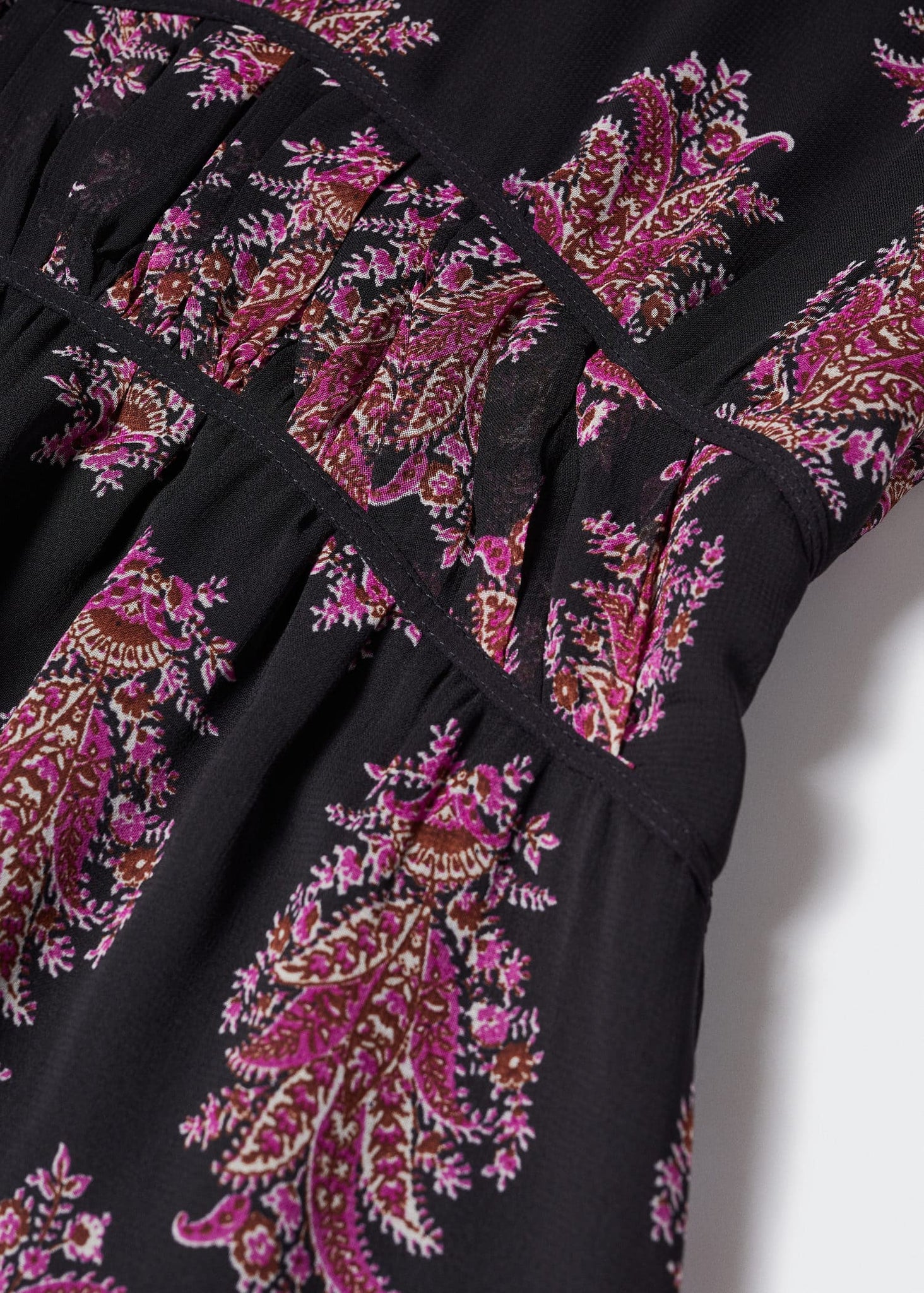 Baroque print dress - Details of the article 8