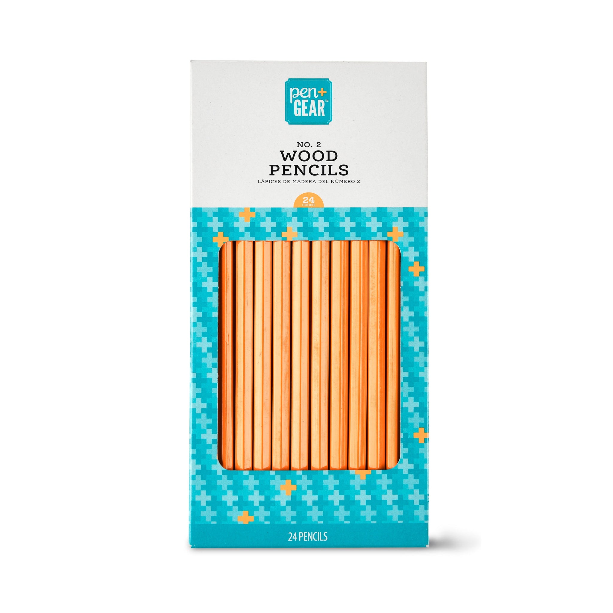 image 1 of Pen + Gear No. 2 Wood Pencils, Unsharpened, 24 Count