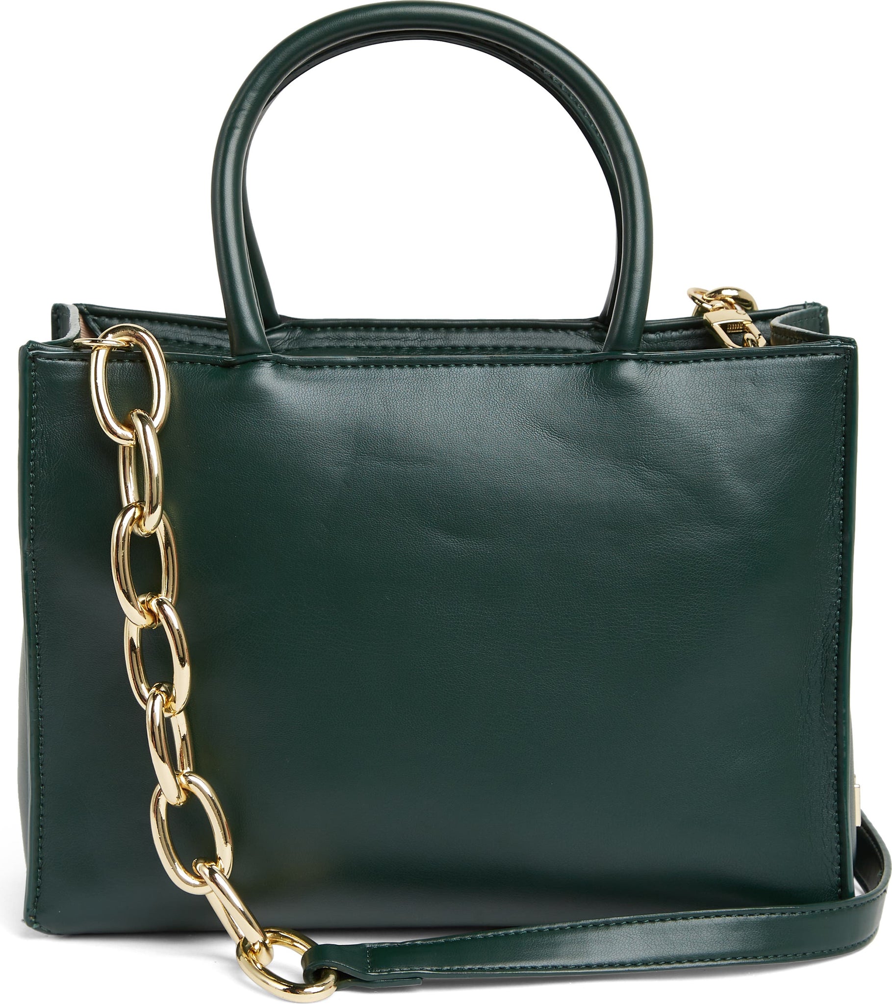 HOUSE OF WANT We Gram Vegan Leather Small Tote, Alternate, color, EVERGREEN