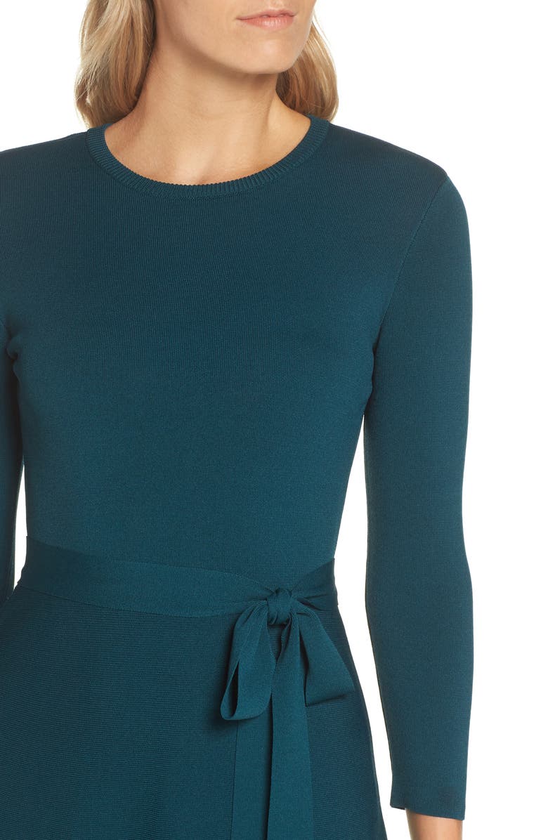 ELIZA J Fit & Flare Sweater Dress