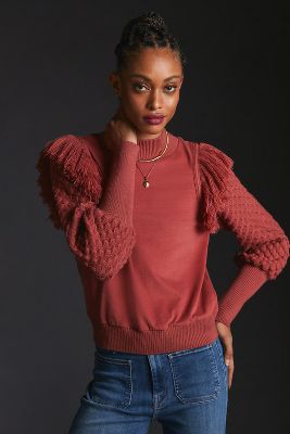 DOLAN Fringed Sweater