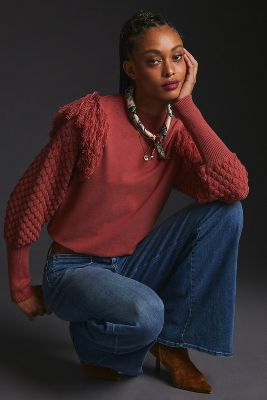 DOLAN Fringed Sweater