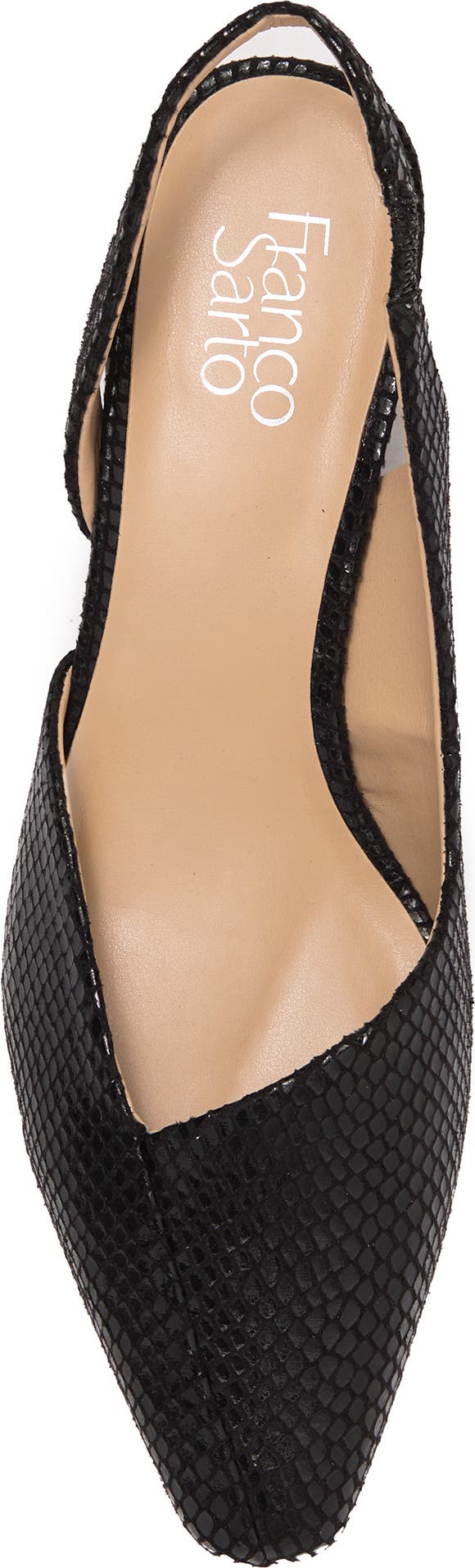 FRANCO SARTO Jeen Slingback Pump, Alternate, color, BLACK