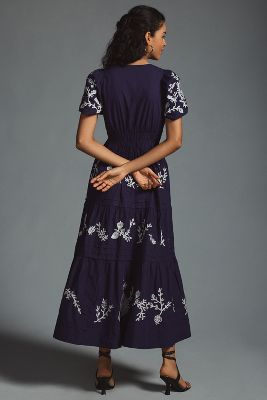 The Somerset Maxi Dress: Embroidered Edition