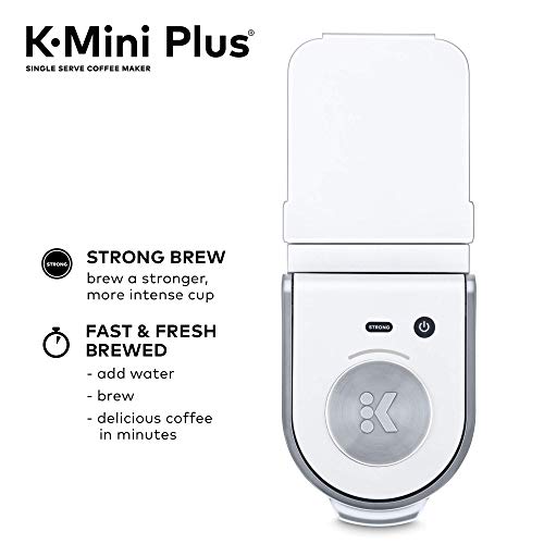 Keurig K-Mini Plus Single Serve K-Cup Pod Coffee Maker, Matte White