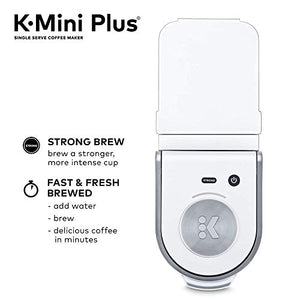 Keurig K-Mini Plus Single Serve K-Cup Pod Coffee Maker, Matte White