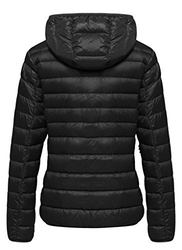 Wantdo Women's Hooded Packable Ultra Light Weight Short Down Jacket