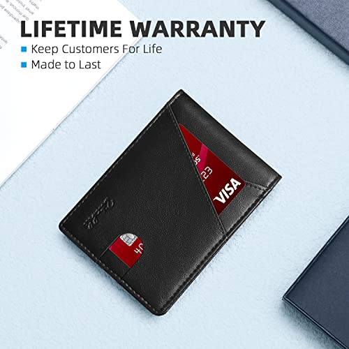 Zitahli Wallet for Men,Mens Wallet,Slim Leather Bifold,RFID Blocking 11 Slots Gift Box