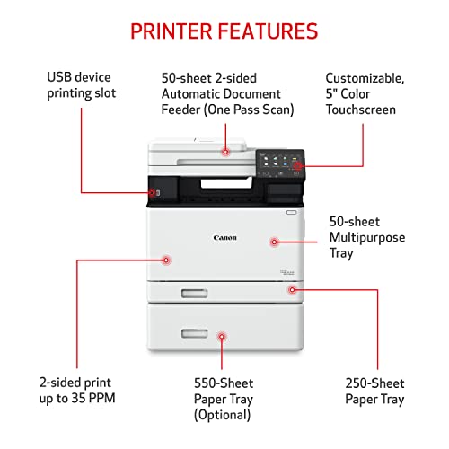 Canon® imageCLASS® MF753Cdw Wireless Laser All-In-One Color Printer