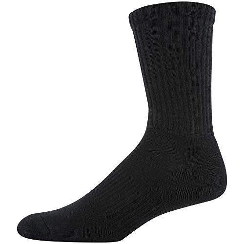 Gildan Men's Active Cotton Crew Socks, 10-pairs