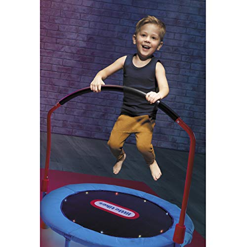 Little Tikes Light-Up 3-foot Trampoline with Folding Handle for Kids Ages 3 to 6