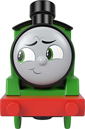 Thomas & Friends Motorized Toy Train Percy Battery-Powered Engine & Brake Car Bruno Rail Vehicle For Ages 3+ Years