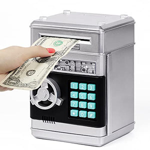 Refasy Piggy Bank Cash Coin Can ATM Bank Electronic Coin Money Bank for Kids-Hot Gift