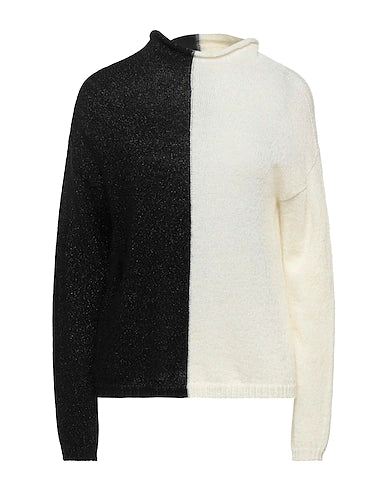 CARACTÈRE Turtleneck Black 45% Alpaca wool, 38% Acrylic, 9% Polyamide, 8% Polyester, Metallic fiber