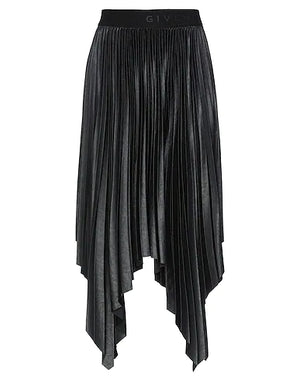 GIVENCHY Midi skirt Black 100% Polyester, Cotton, Elastane