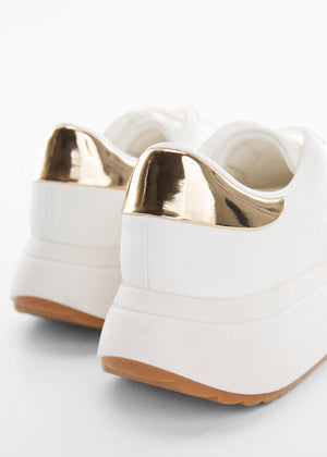 Metallic panel sneakers - Details of the article 1