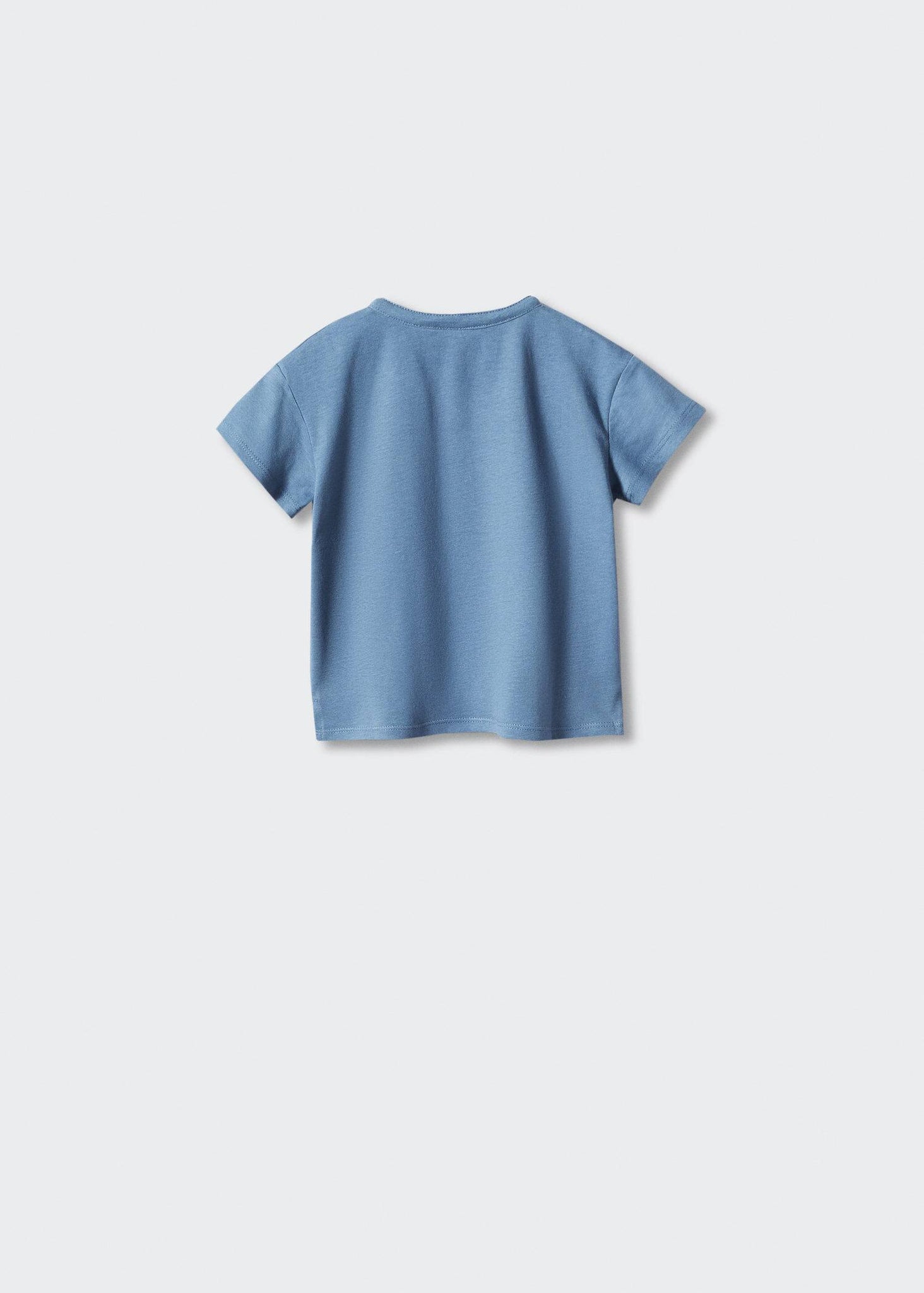 Rounded neck cotton t-shirt - Reverse of the article