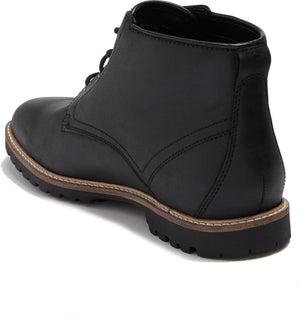 COLE HAAN Nathan Leather Chukka Boot, Alternate, color, BLACK