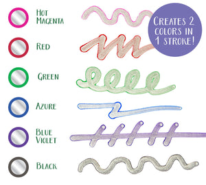 image 2 of Crayola Signature Metallic Outline Paint Marker Set