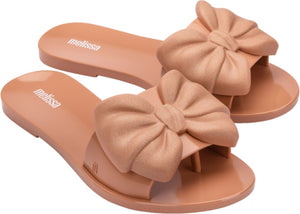 MELISSA Babe II Bow Slide Sandal, Main, color, BEIGE