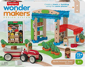 Fisher-Price Wonder Makers Design System Build Around Town Building & Track Set