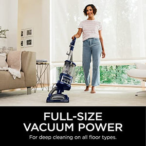 Shark NV360 Navigator Lift-Away Deluxe Upright Vacuum with Large Dust Cup Capacity, HEPA Filter, Swivel Steering, Upholstery Tool & Crevice Tool, Blue