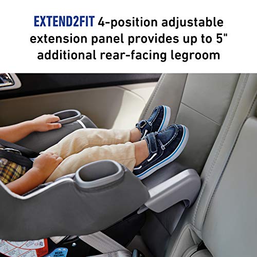 Graco Extend2Fit 2-in-1 Car Seat, Redmond