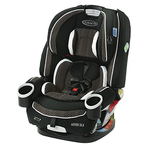 Graco 4Ever DLX 4 in 1 Car Seat, Infant to Toddler Car Seat, with 10 Years of Use, Zagg 1 Count (Pack of 1)