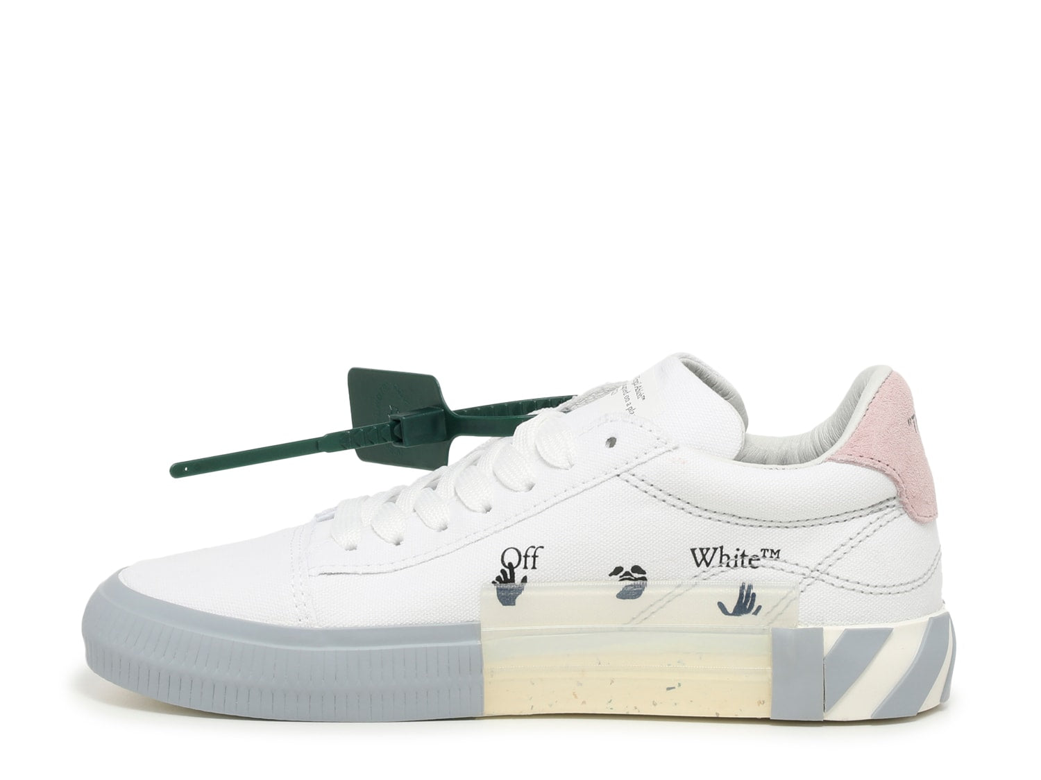 Off-White Low Vulcanized Canvas Sneaker - Women's