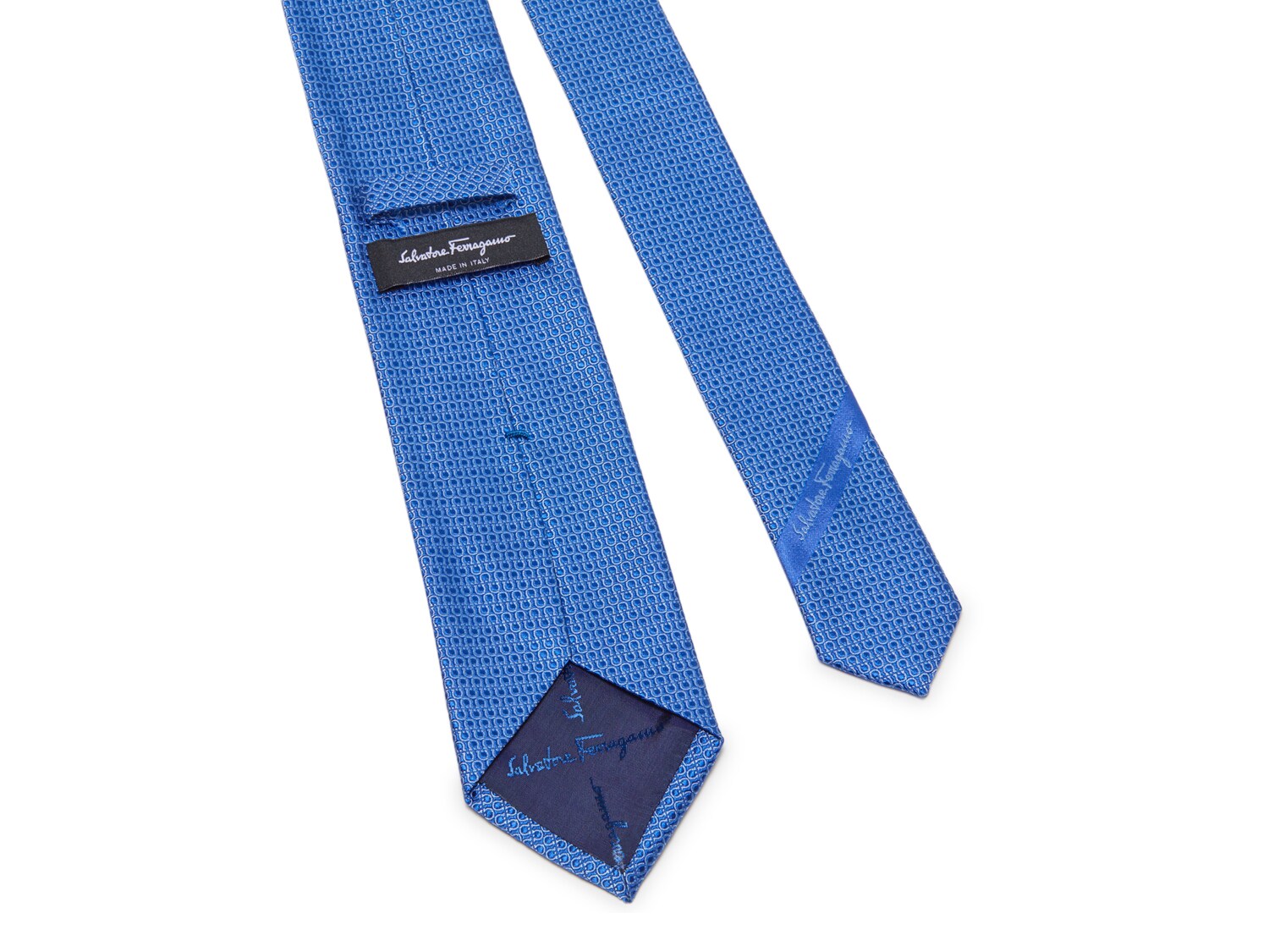 Salvatore Ferragamo Logo Jacquard Tie