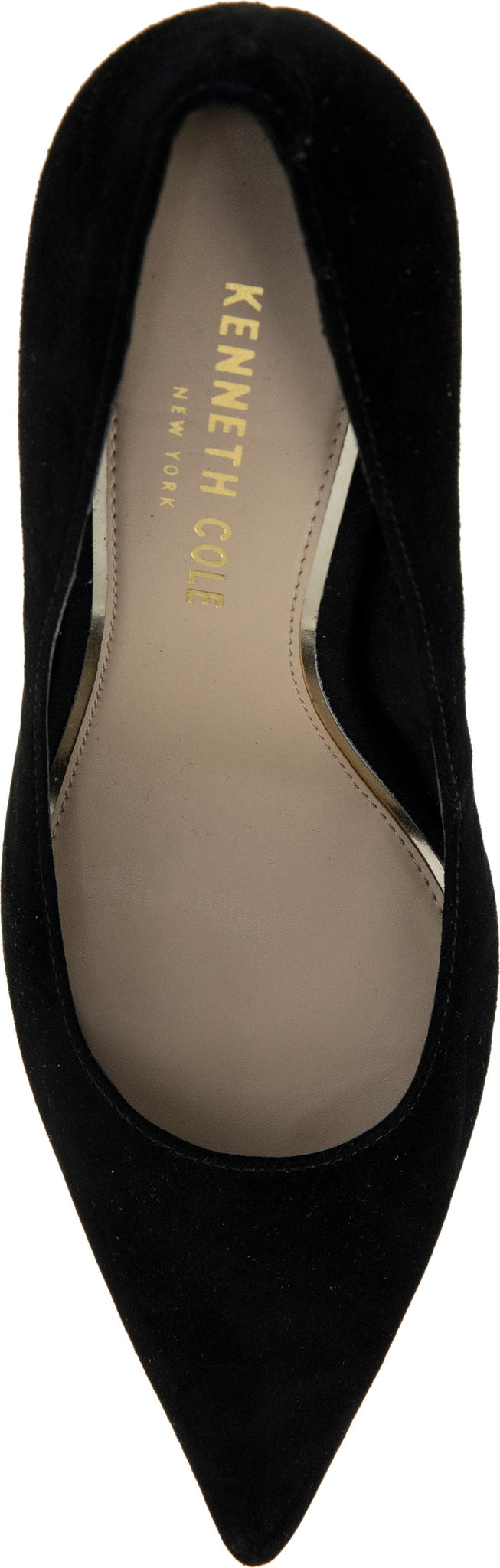 Kenneth Cole New York Romi Pointed Toe Pump, Alternate, color, BLACK SUEDE