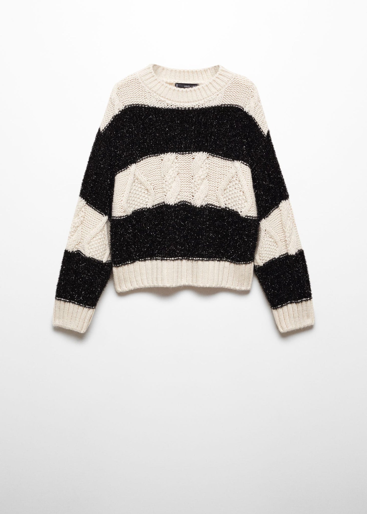 Lurex stripes sweater - Article without model