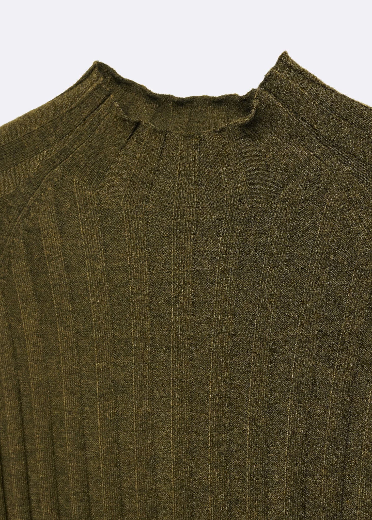 Perkins-neck ribbed dress - Details of the article 8