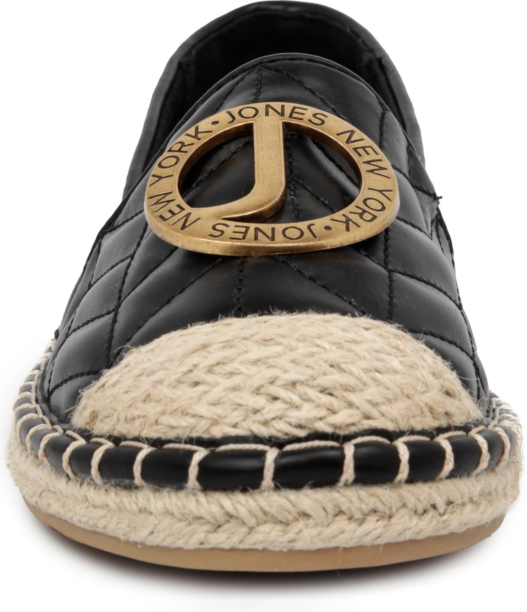 JONES NEW YORK Quilted Espadrille Slip-On, Main, color, BLACK QUILTING