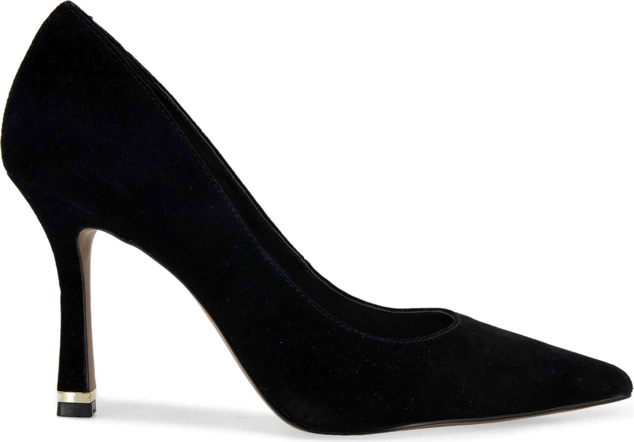 Kenneth Cole New York Romi Pointed Toe Pump, Alternate, color, BLACK SUEDE