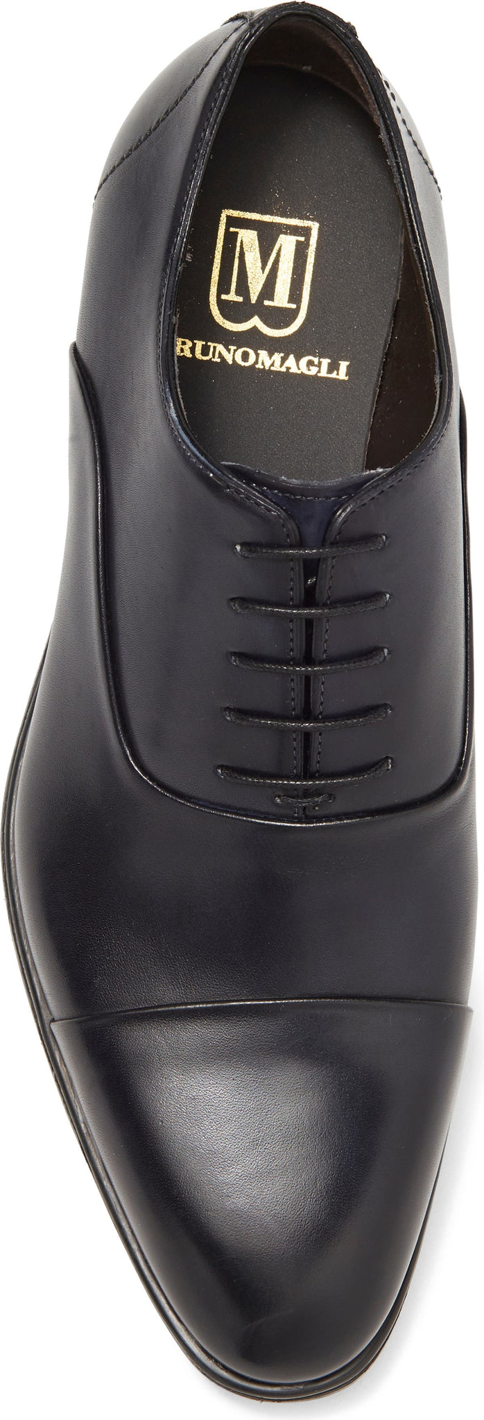 BRUNO MAGLI Mario Leather Oxford, Alternate, color, BLUE